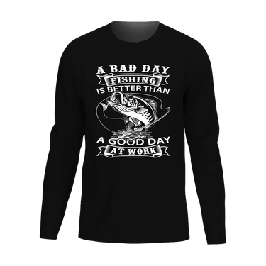 A Bad Day At Fishing Men Long Sleeve Shirt